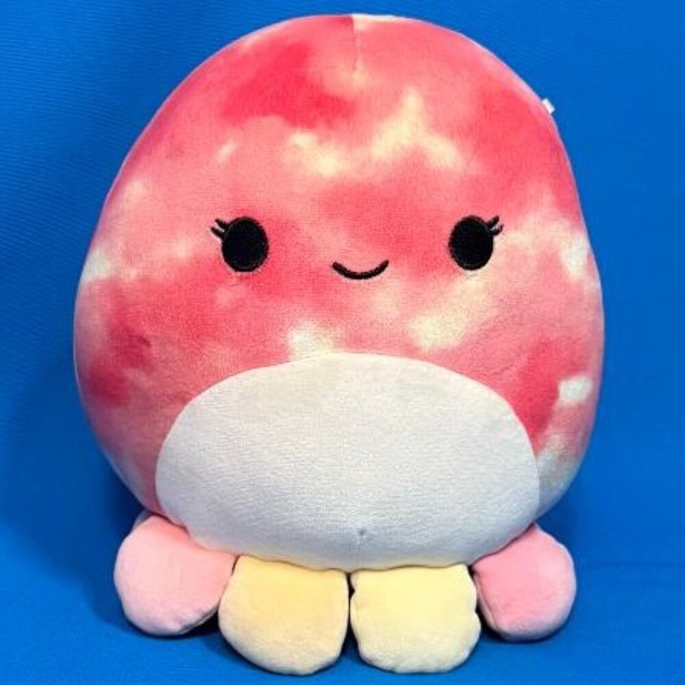 ADORABLE SQUISHMALLOWS 8" ORZELLA TIE DYE OCTOPUS COLLECTIBLE KELLY TOY STUFFED